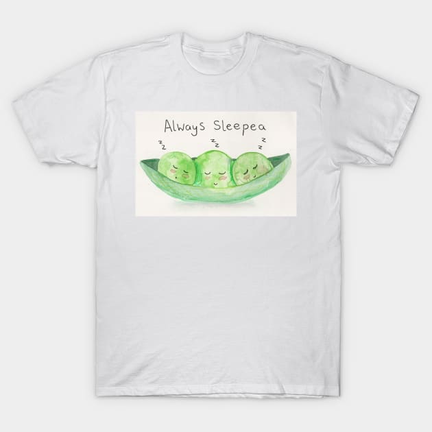 Always sleepea T-Shirt by Charlotsart